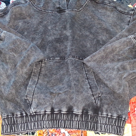 Vanilla Star Black and Gray Hoodie - Picture 4 of 5